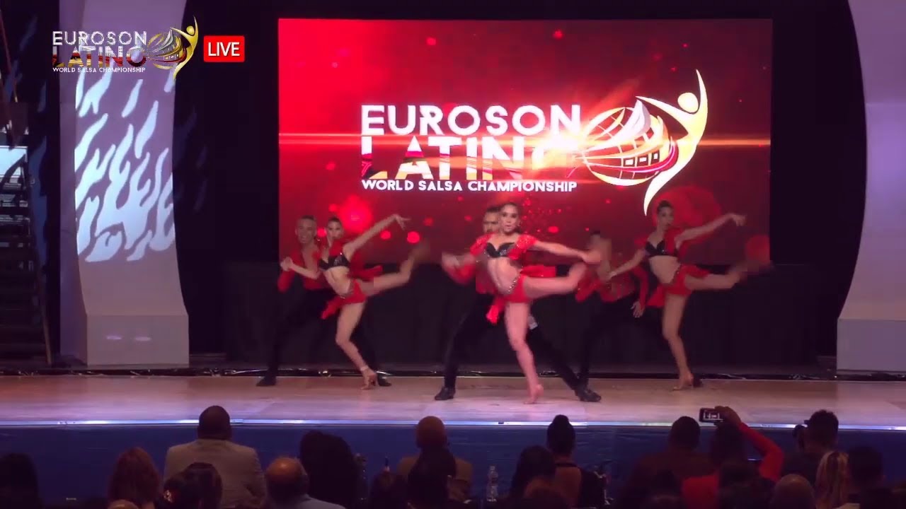 LATINOS UNIDOS- 2do. Puesto Grupos Salsa Small Team - Euroson Latino World Salsa Championship 2019