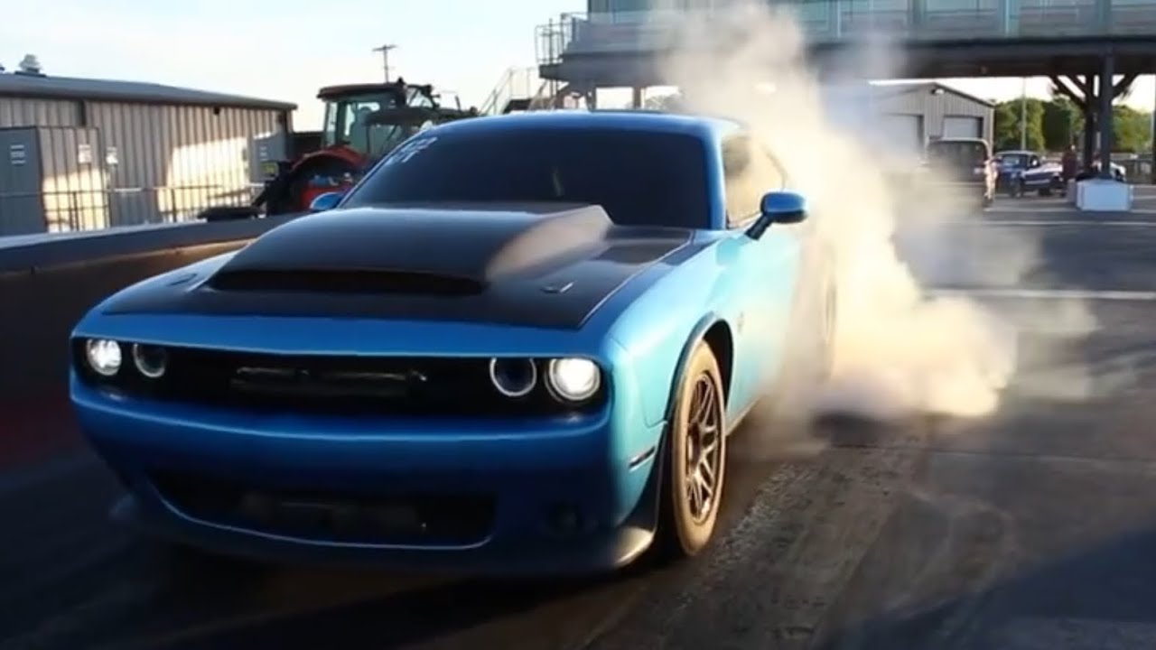 Twin Turbo Scat Pack 1 year cold start! Straight to the drag strip