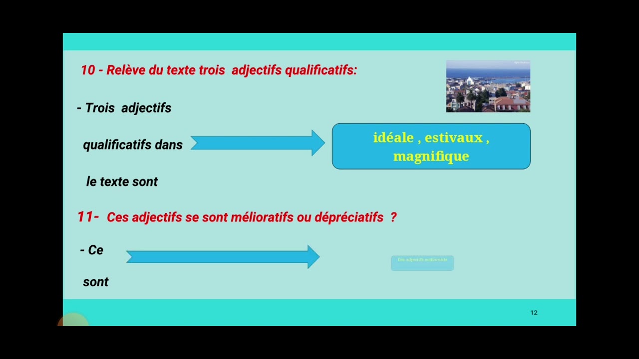 4AM Projet 1 Séquence 1  Vocabulaire  2023/2024