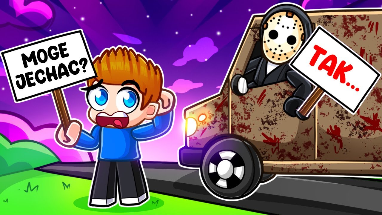 JADĘ AUTOSTOPEM w ROBLOX! 🚗 *żałowałem* 😨