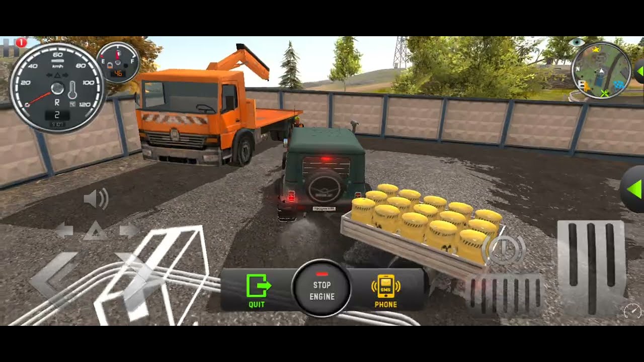 🚙 Russian car driver uaz hunter 🚚 leader cargo delivery 〽️ part 02 # 221