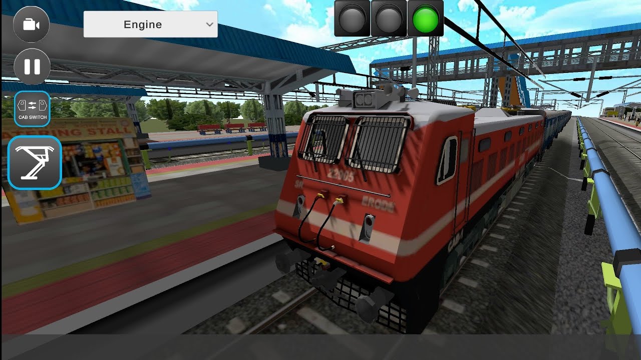 Train Simulator gamePlay 🎮🚂 💨| @JeetBabu-1100 | Train Simulator Game 🎮🚂 Video 