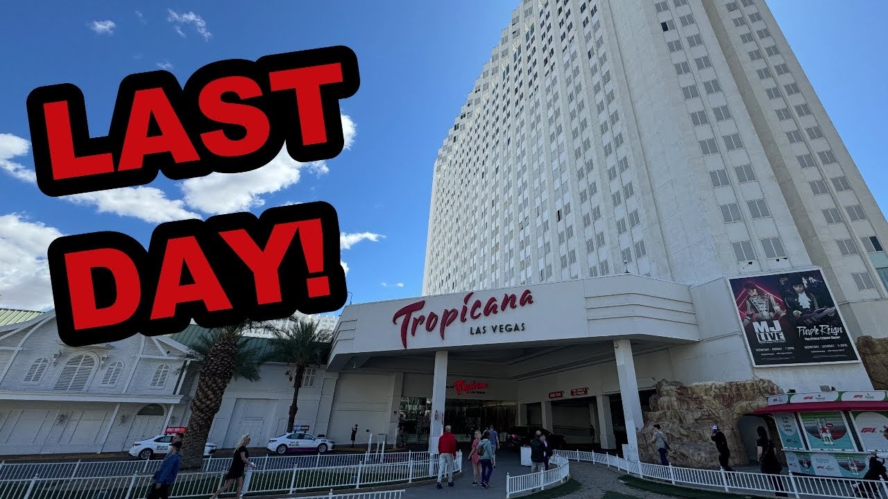 Tropicana Hotel and Casino's last operating day - Full Walk Through - 04/01/2024