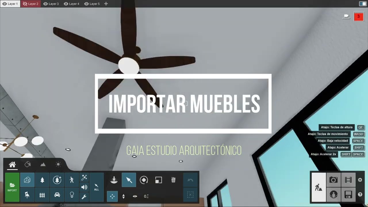 Importar muebles en Lumion