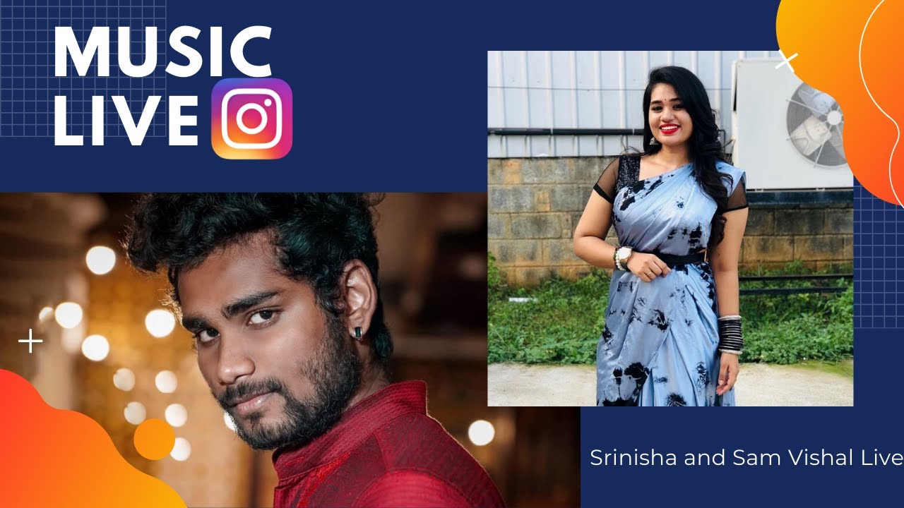 Super Singer Sam Vishal and Srinisha Instagram Music Live | Media Masons