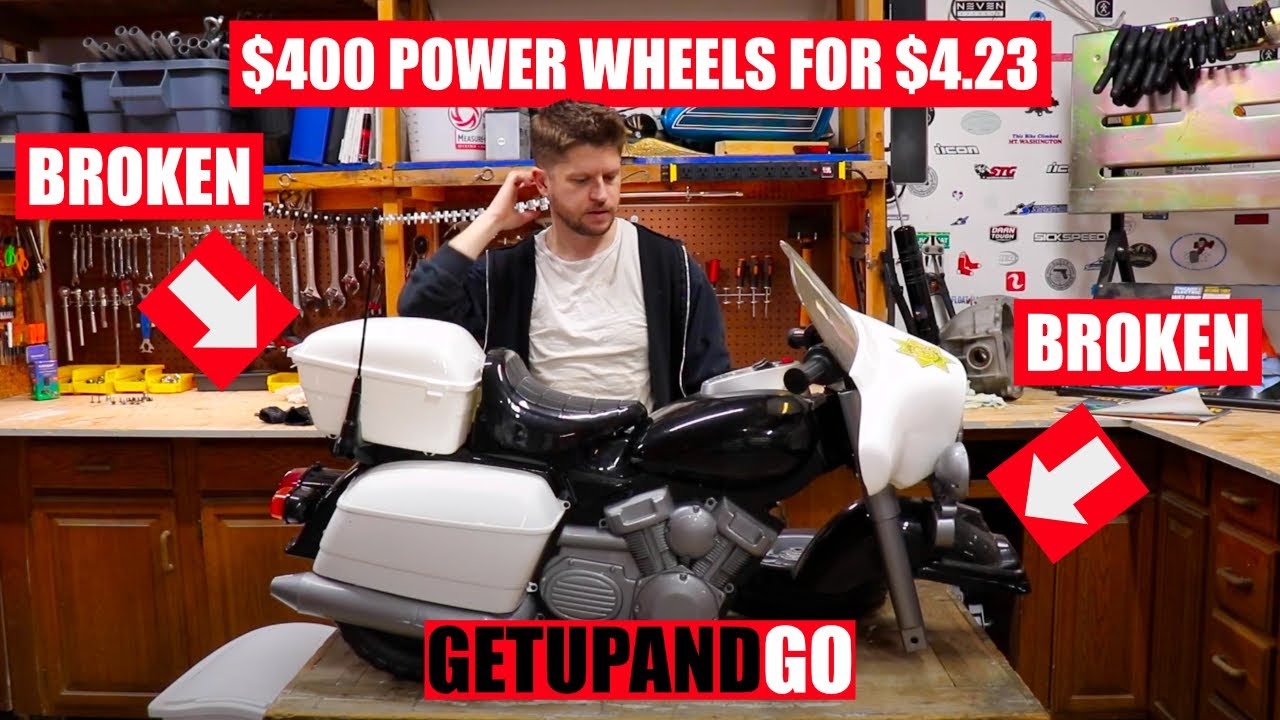 Fixing Police Motorcycle Power Wheels