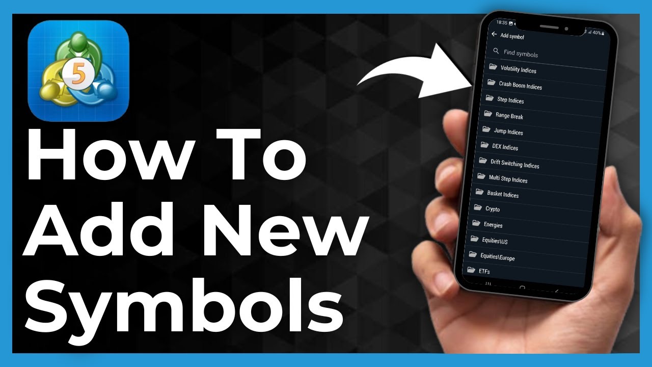 How To Add New Symbols On Metatrader 5 Mobile