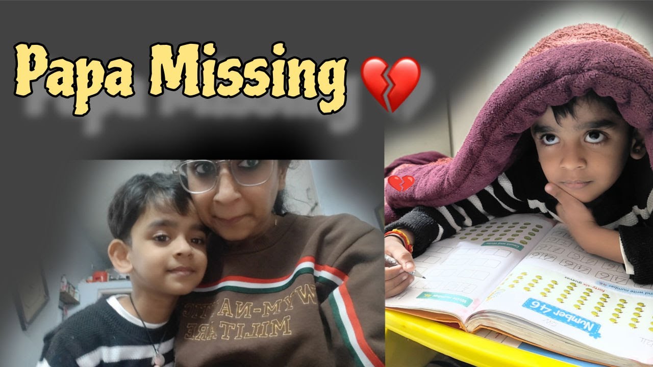 A Day Without Papa 💔 | Me & Betu  #livingwithvidhi #indianvlogger
