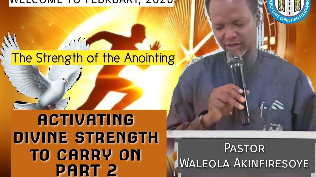The strength of the anointing breaks yokes...