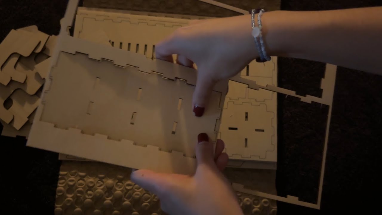 unboxing asmr with lofi paper and wooden sounds - fast and aggressive 