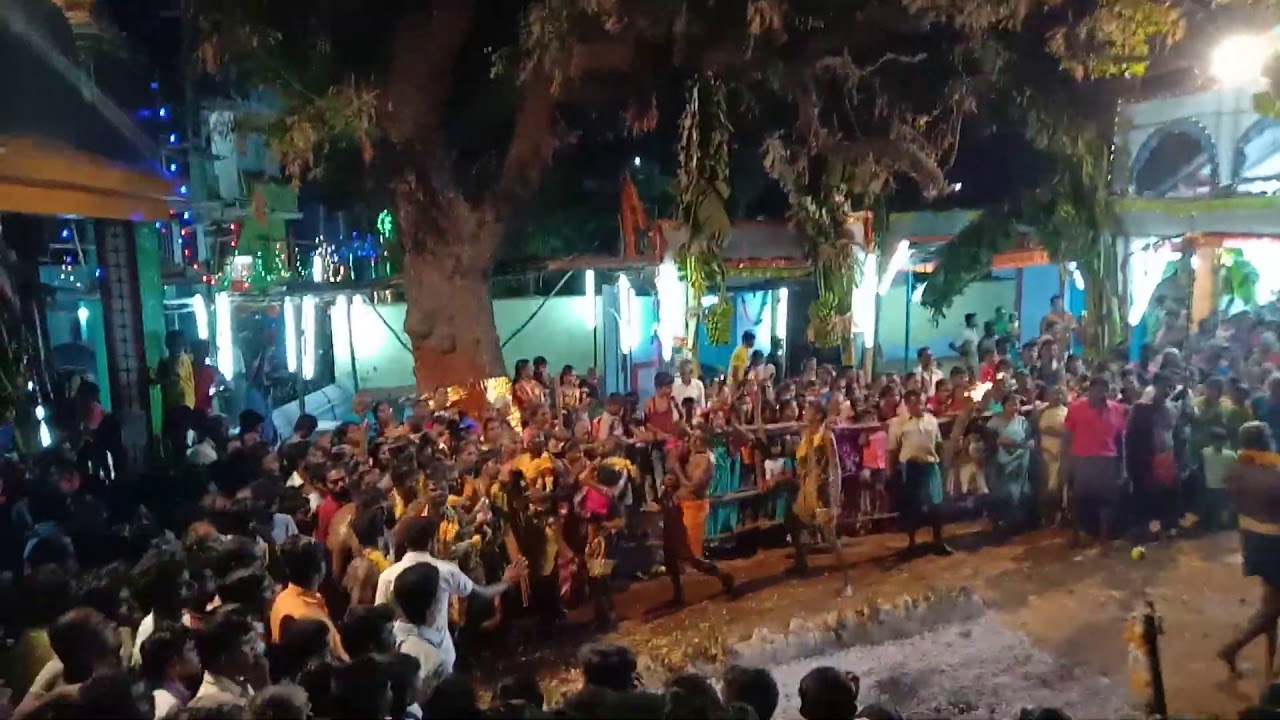 சுடலை பூக்குழி இறங்கி ஆடும் ஆட்டத்தை பாருங்க-Sudalaimadasamy Kovilkodai-Sudalai Alaippu-Sudalai