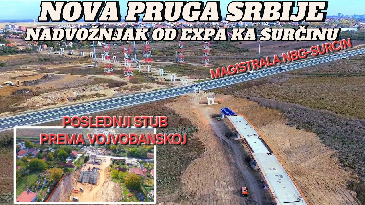 ОТЛИТОК ПОСЛЕДНЕГО СТОЛБА НОВОЙ ЖЕЛЕЗНОЙ ДОРОГИ РЯДОМ СУРЧИН, ПЕРЕХОД ЧЕРЕЗ ШОССЕ ОТ ЭКСПО, НОВЫЙ...