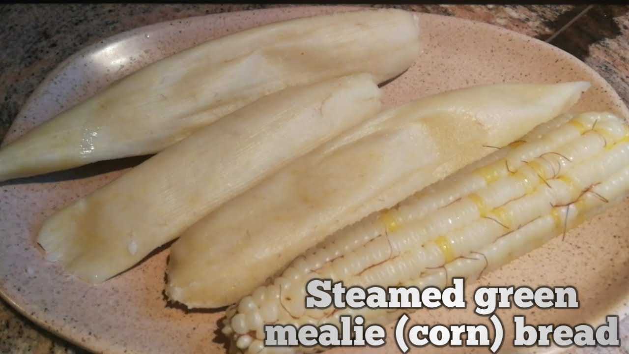 Southern African Steamed Green Mealie Bread [Umfahla, Mieliebrood, Cornbread]