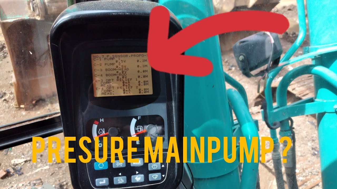 Cara masuk data monitor ( Kobelco Excavator SK-8 Series )