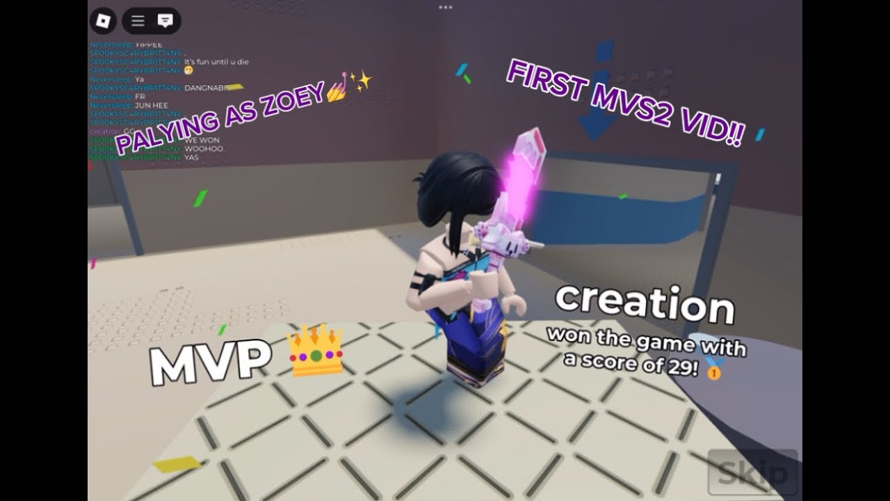 PLAYING MVS2 AS ZOEY💜💅✨ (IPAD GAMEPLAY)