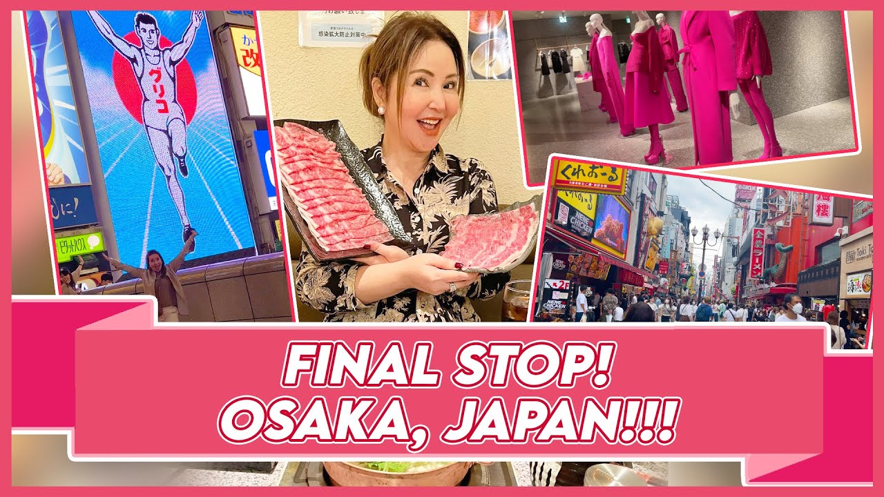 FROM TOKYO TO OSAKA! BEFORE GOING BACK TO MANILA! | Small Laude