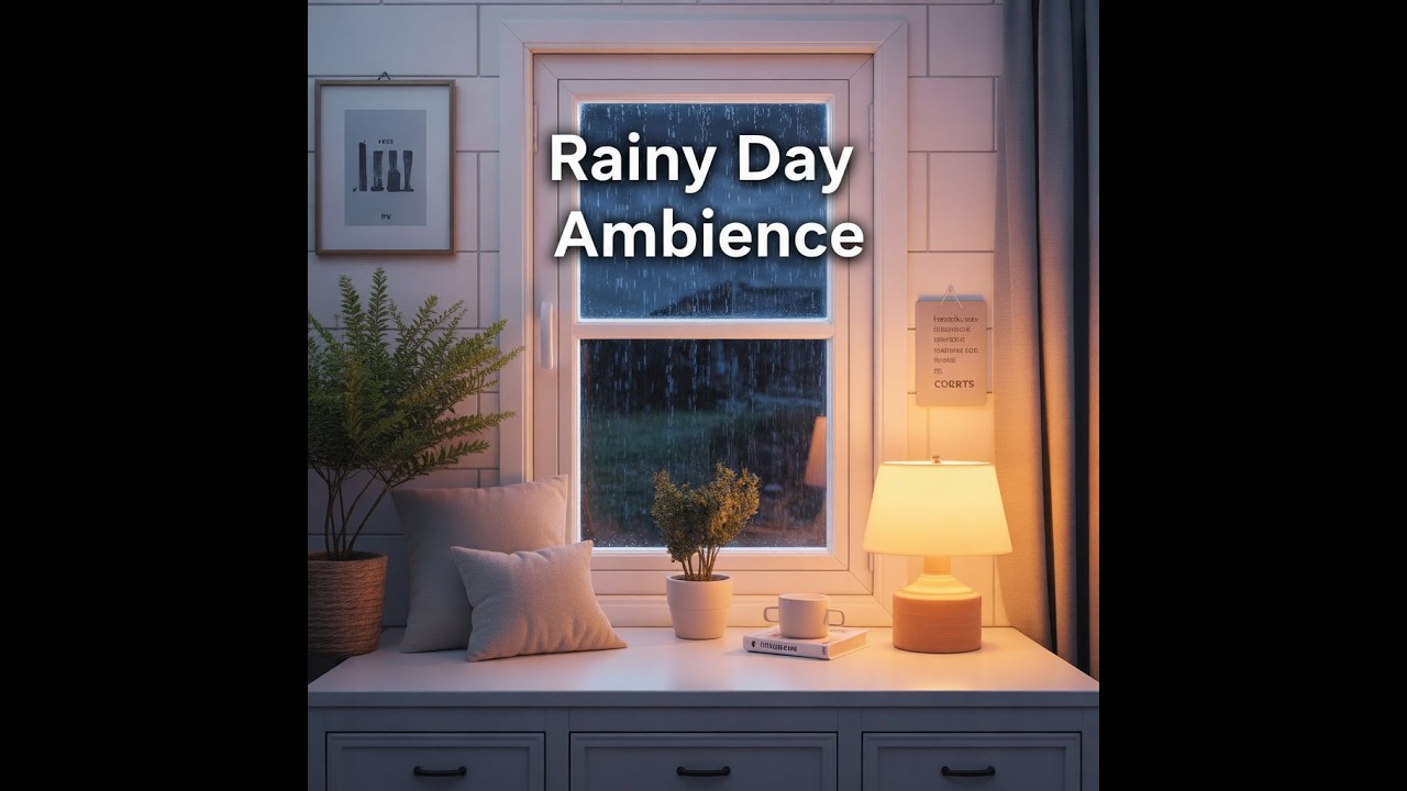Rainy Day Window Ambience for Deep Focus and Relaxation
