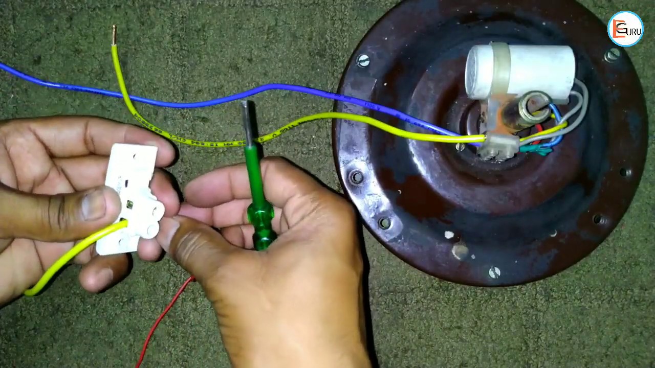 ceiling fan connection|fan regulator connection by Electric Guru