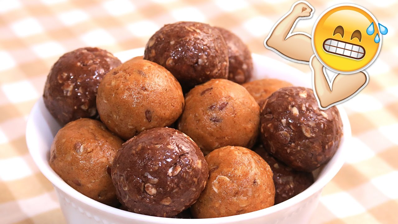Bolitas Proteicas de Nutella y Crema de Cacahuetes | Receta Fitness Fácil y Rápida!!
