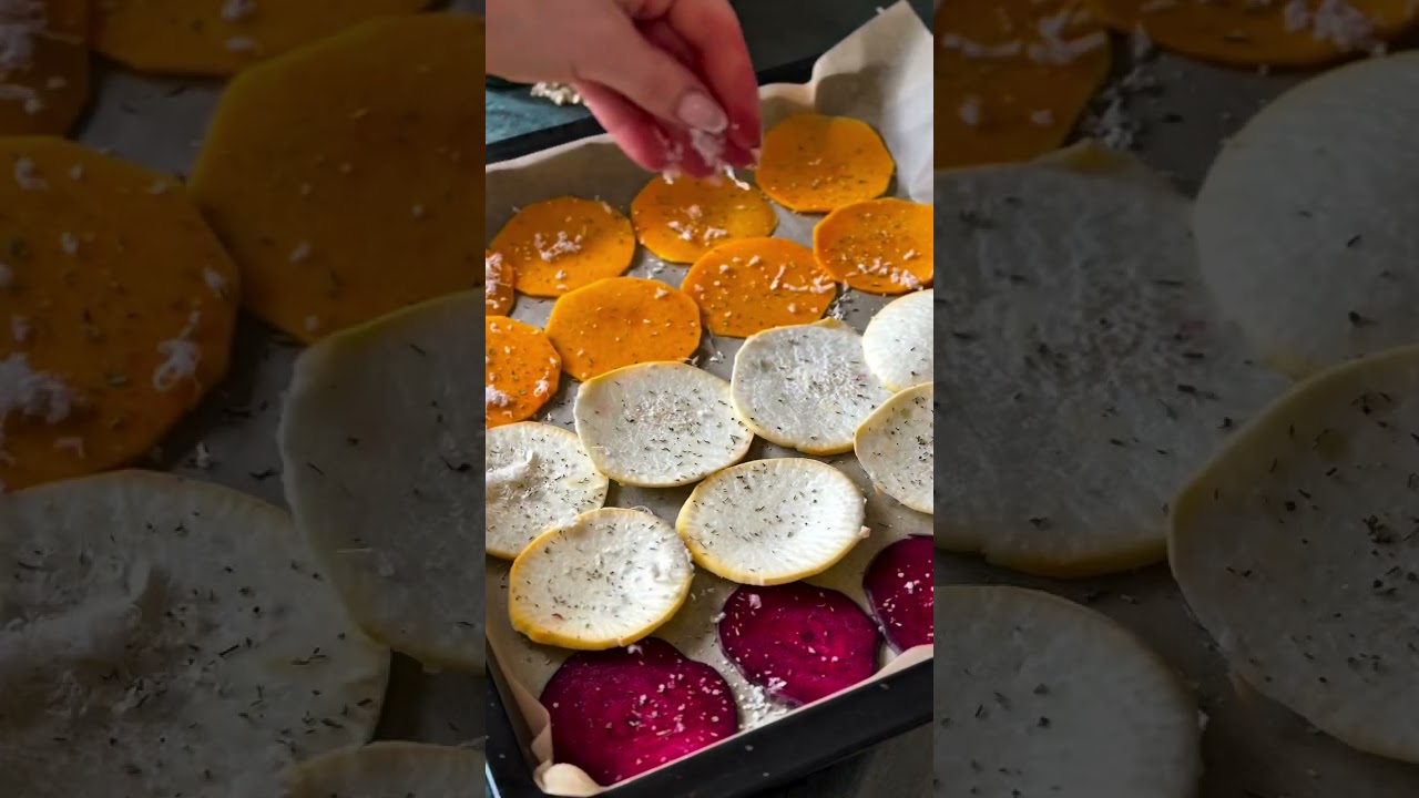 Recette Chips maison betterave, butternut et navet 