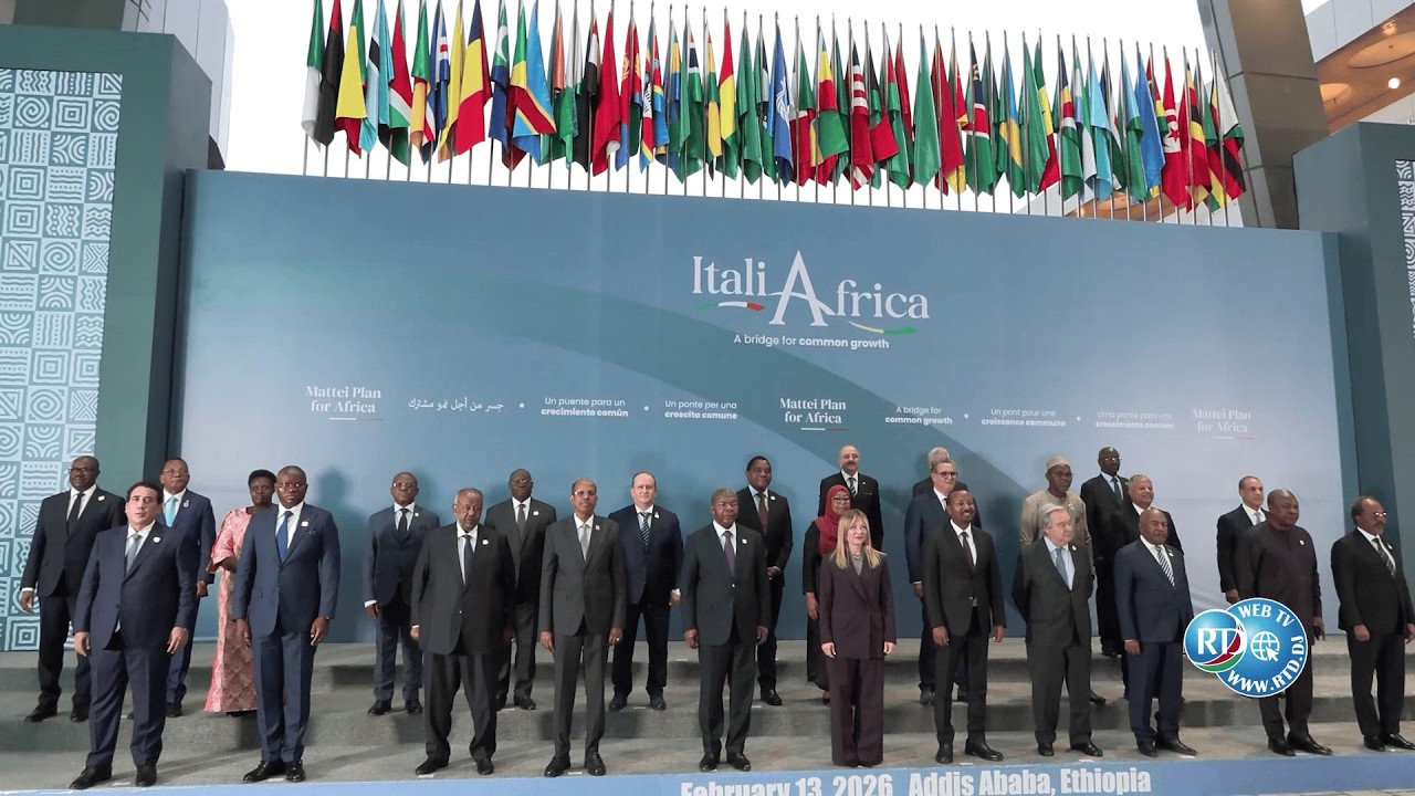 Le Président de la République participe au Sommet Italie-Afrique à Addis-Abeba