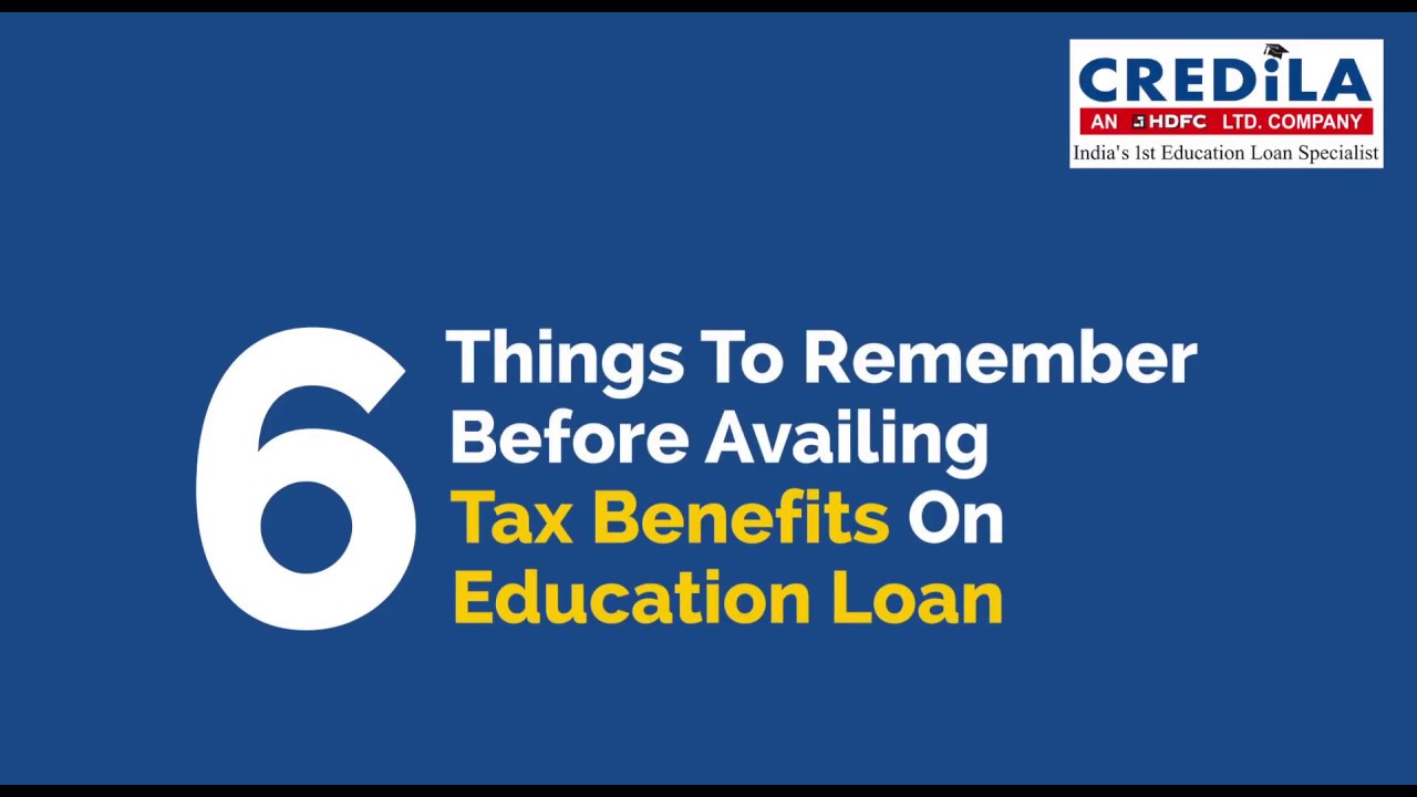 All you need to know about Tax Benefits on Education Loan