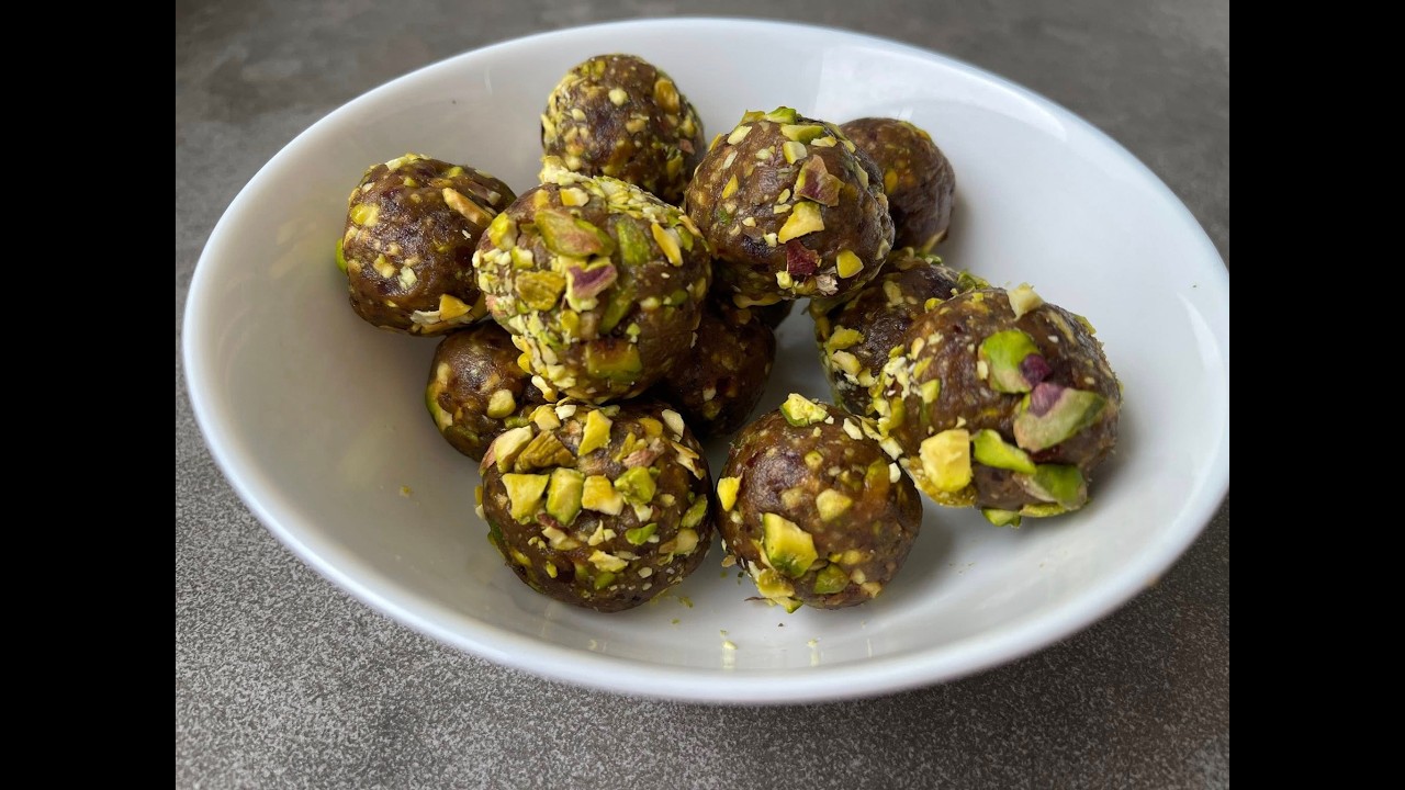 How To Make Easy PISTACHIO TAHINI BITES - (raw vegan) - Recipe by @plant__creations