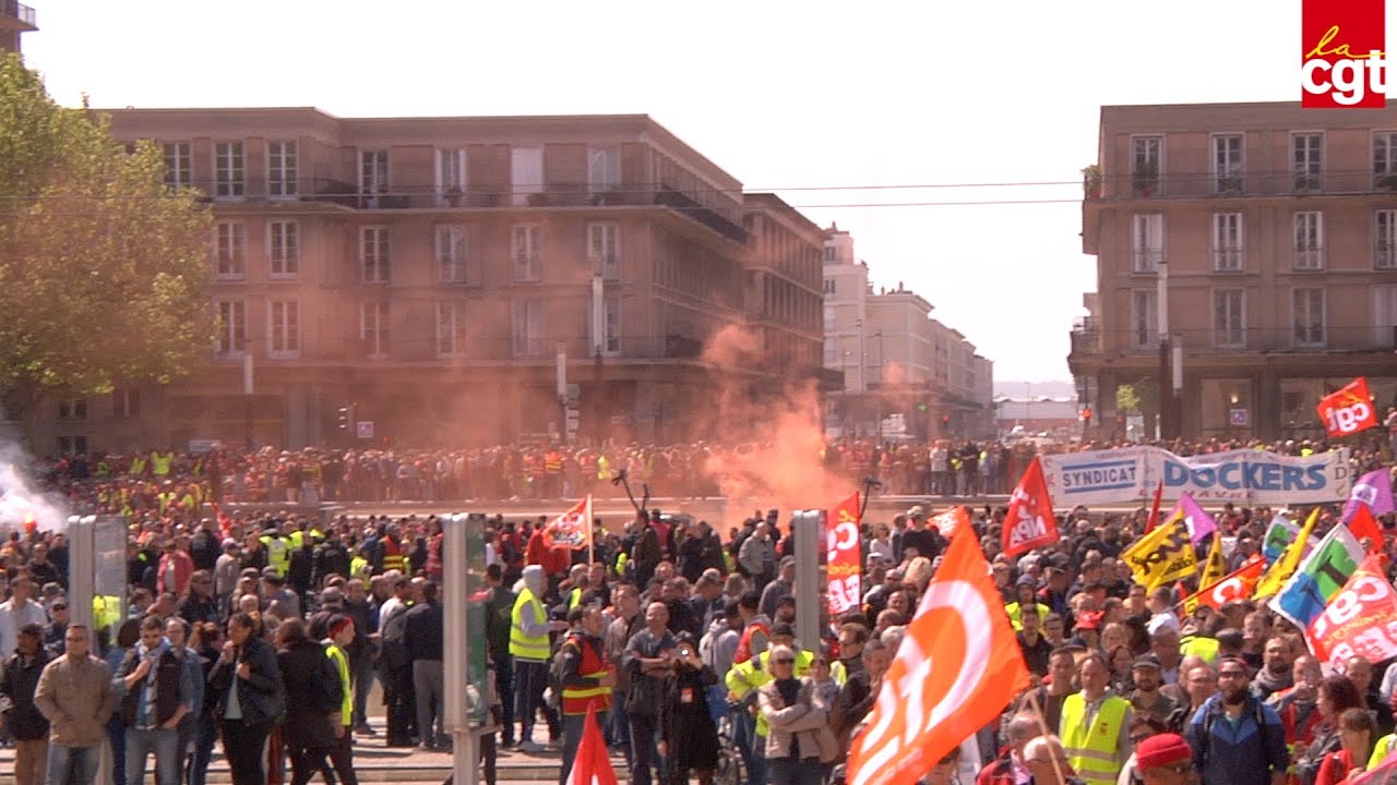 Le Havre : 18 points de blocages et 20.000 personnes dans la rue