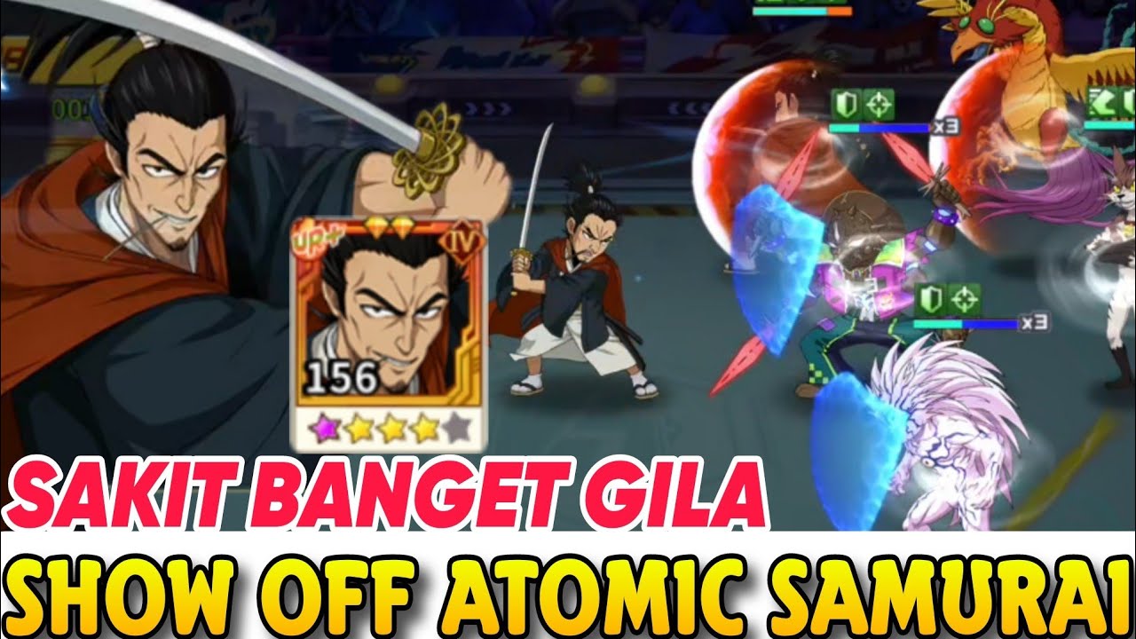 KEKUATAN ATOMIC SAMURAI UR+ TERBARU🔥MENGEJUTKAN DAMAGE GILA BANGET - ONE PUNCH MAN