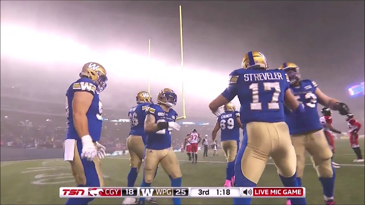Winnipeg Blue Bombers Chris Streveler All Touchdowns As A Blue Bomber