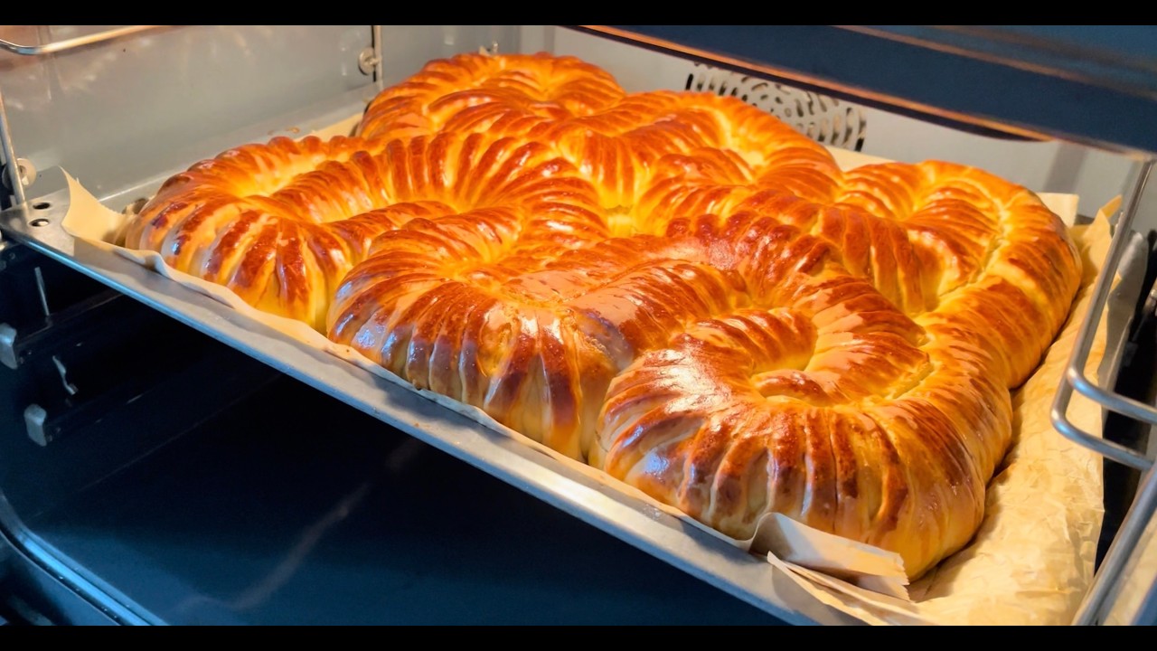ВОЗДУШНЫЙ ПИРОГ на желтках с ВАРЕНЬЕМ, МАКОМ и ИЗЮМОМ /luftiger Kuchen mit Mohn Marmelade und Rosin.