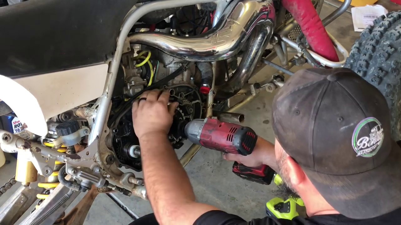 Installing a lockout and quick change cover on a Yamaha Banshee
