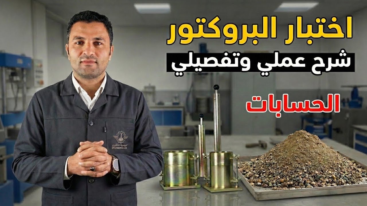 Proctor Test l الحسابات l (اختبار البروكتور (الجزء الثالث