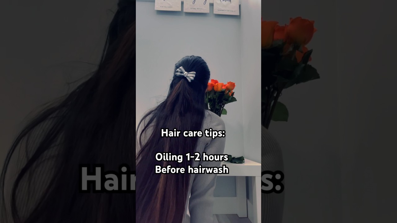 Haircaretips,oiling before hairwash & never overnight