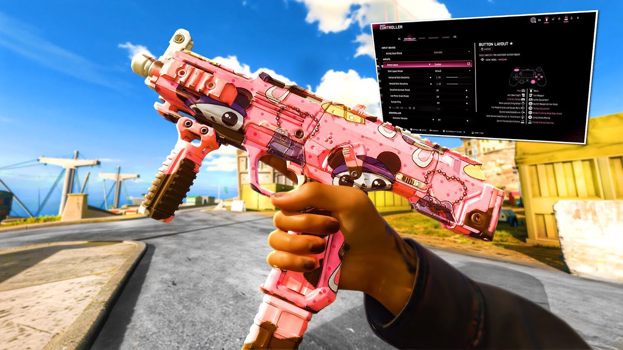 MAX Aim Assist Controller Settings on Warzone Rebirth Island 👑