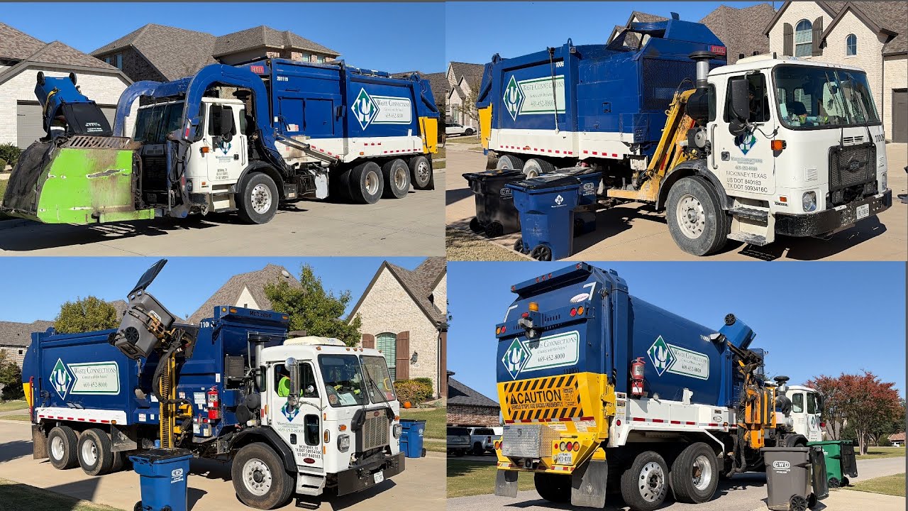Waste Connections Garbage Truck Compilation: Final Weeks in Celina, Texas