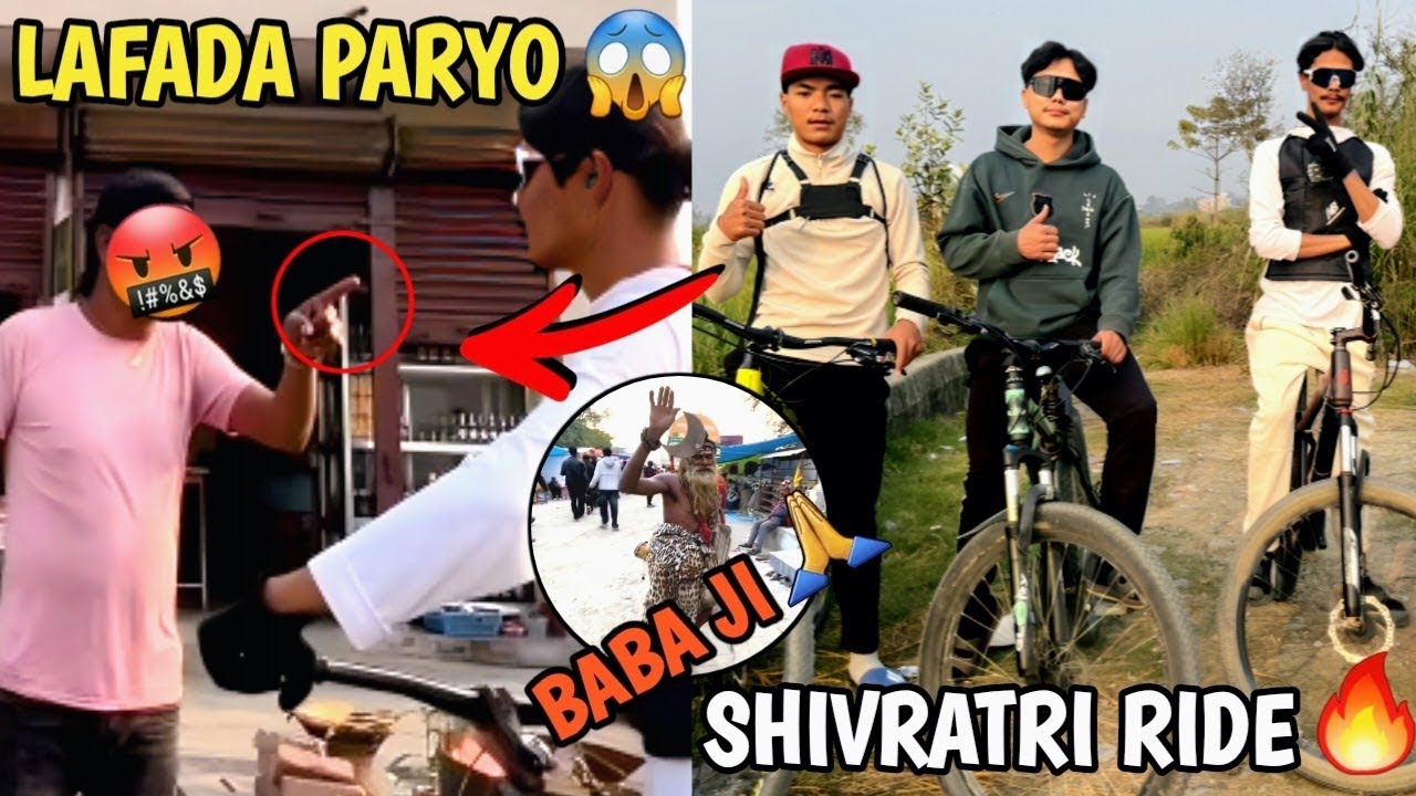 Group Ride Jada Yesto Vayo😱Finally Shiv Mandir Darsan Gariyo🙏||R Rabin Vlogs||