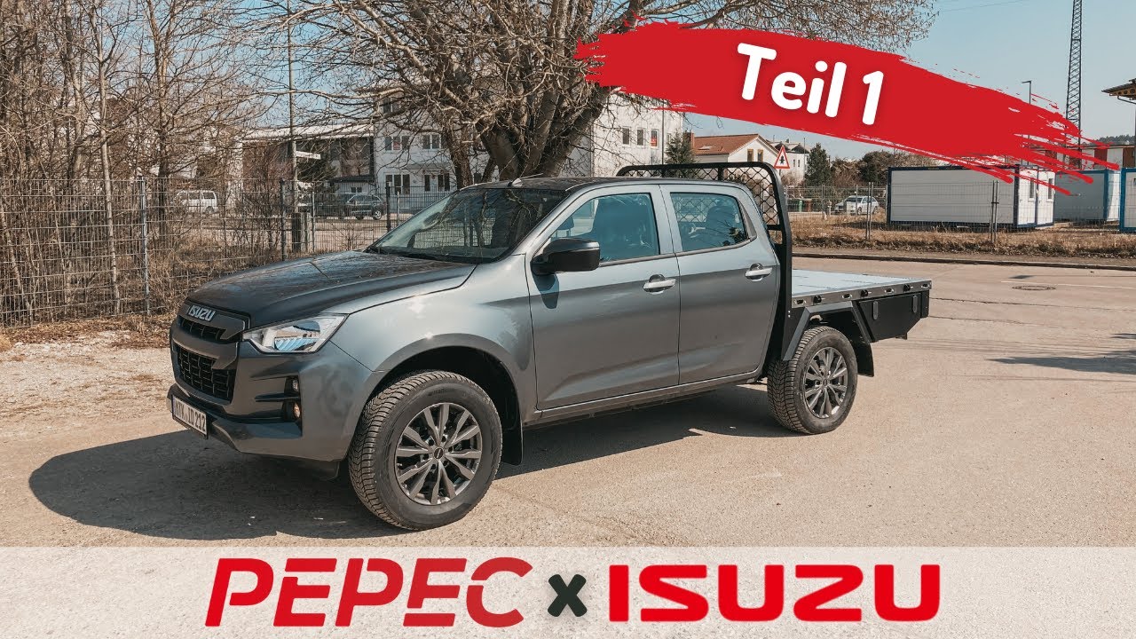 Projekt ISUZU D-MAX mit PEPEC I Umbau der Ladefläche!