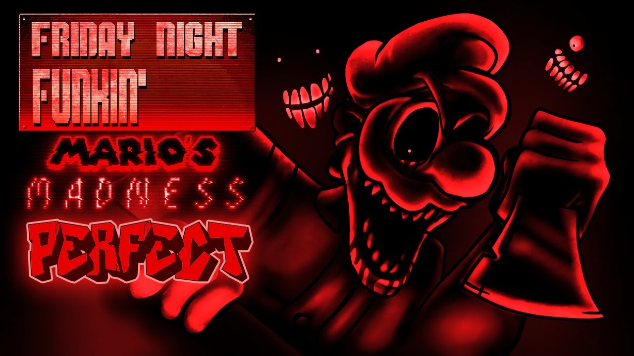 Friday Night Funkin' - Perfect Combo - Mario's Madness Mod + Cutscenes & Extras [HARD]