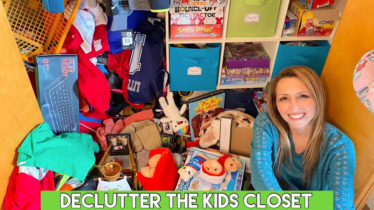Hoarders ❤️ Kids Closet DeClutter & Organization Spring Motivation