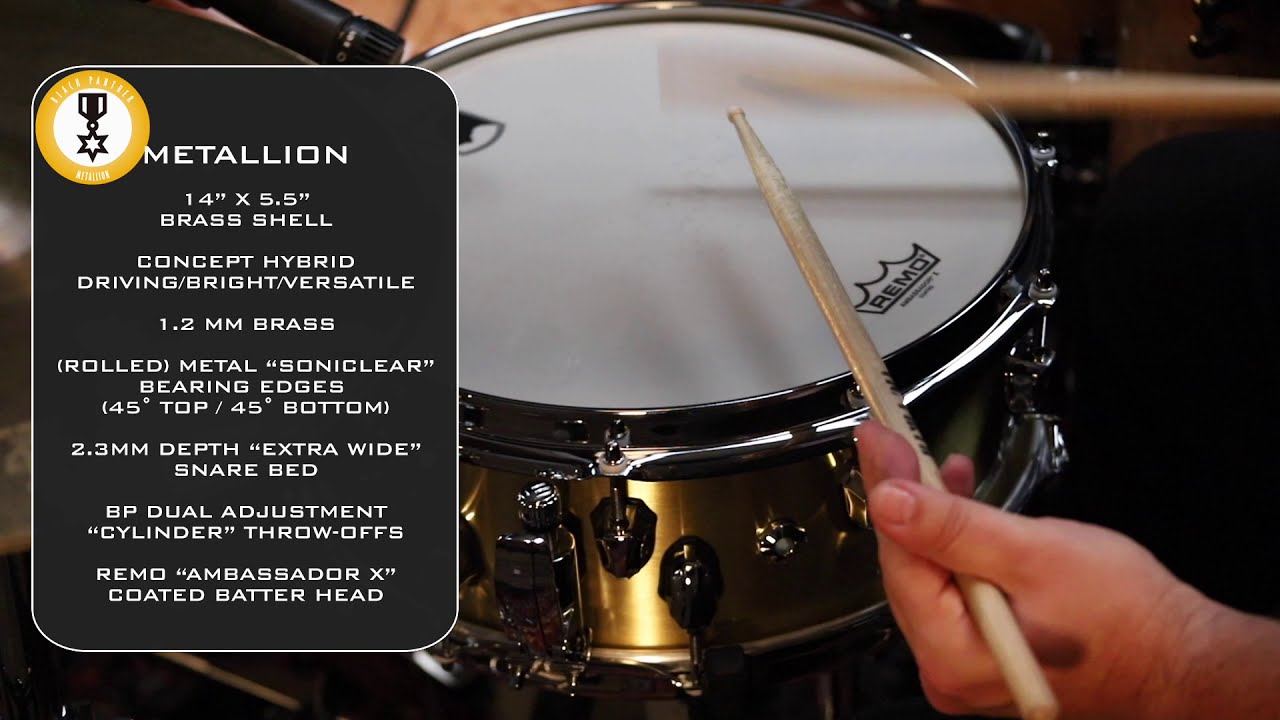 Mapex Black Panther Metallion Snare - Product Overview