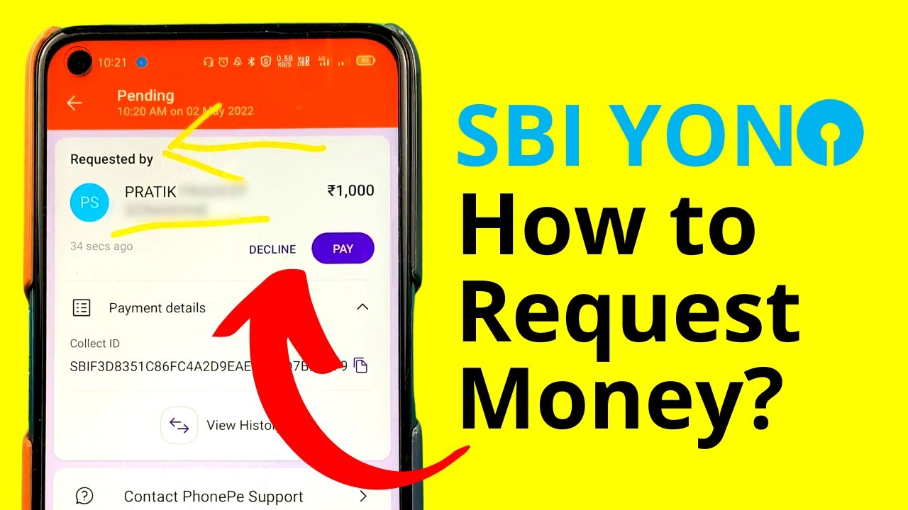How to Request Money Online with SBI YONO App? | SBI YONO UPI Money Request