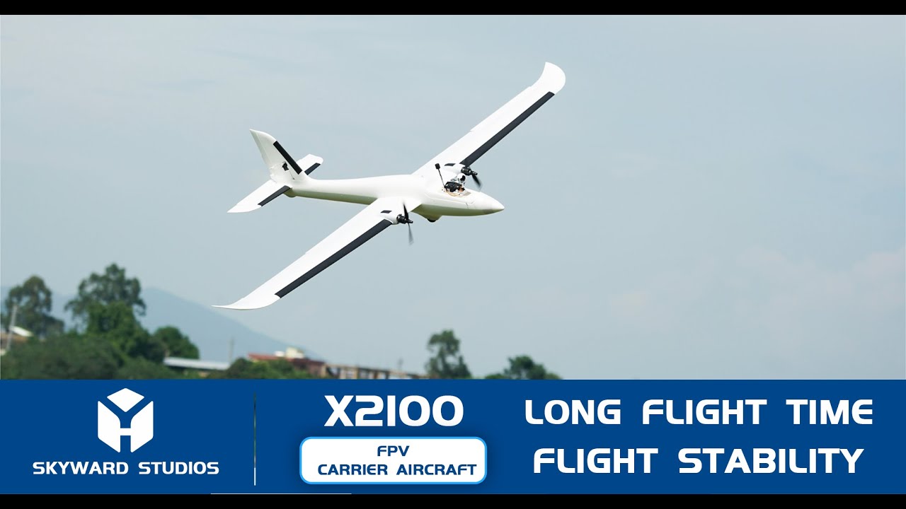 Skyward Studio X2100 FPV Carrier Aircraft Flight Video#fixedwingUAV #FPV #uav #drones #aircraft