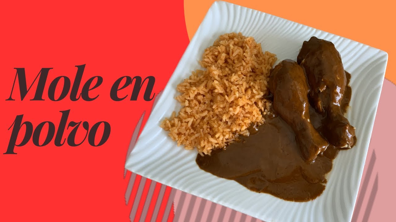 Receta fácil y rápida, MOLE EN POLVO/ #moleenpolvo  #caldodepollo #arroz #mole #easyrecipe