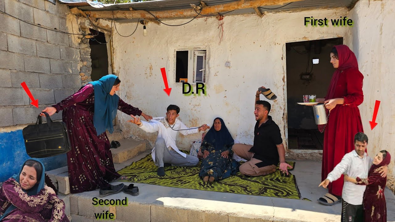 Explosion at Hamid's house: a doctor arrives to examine Sakineh; second wife's anger toward doctor.