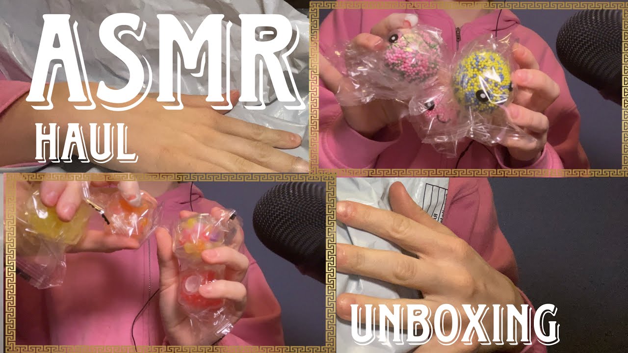 ASMR | XL Haul unboxing | crinkle sounds