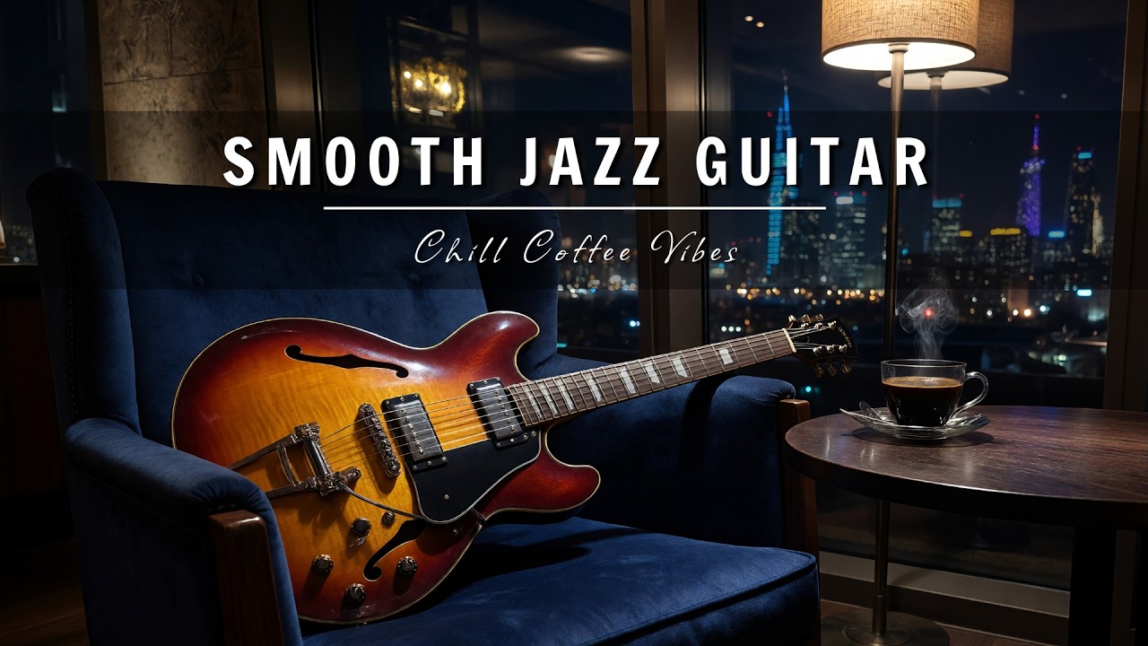 Smooth Jazz Guitar Music - Cool Cafe Vibes &bull; Relaxing Guitar Music for Cafe, Study & Work