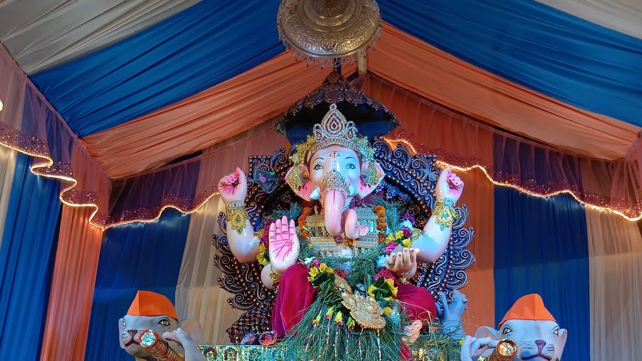 Ganesh Festival🙏🏻| Part-2 | decoration from different areas #jamnagar | By Rose YouTube channel 🌹 