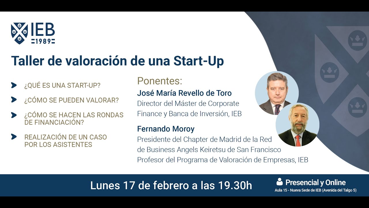 Taller de Valoración de una Startup