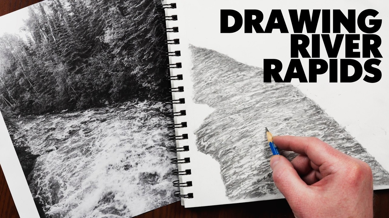 How to Draw River Rapids 